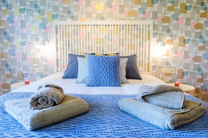 Chambre avec lavande