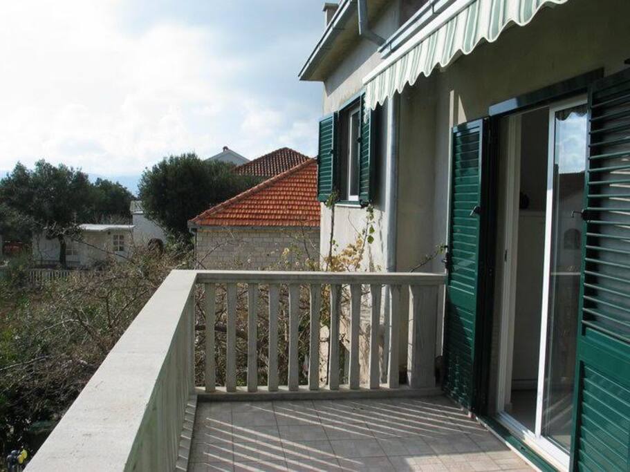 Balcony with the seaview 1st floor