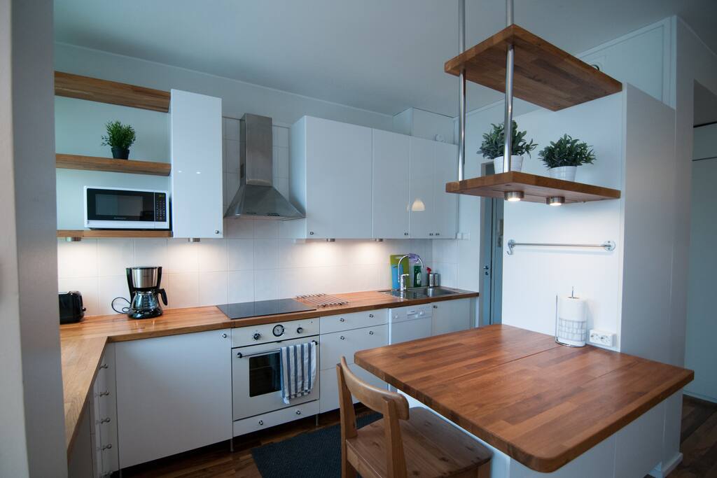Fully equipped kitchen