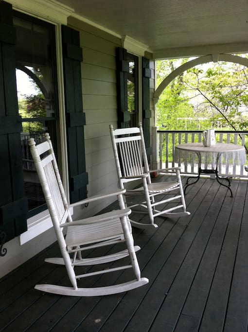 Enjoy the peaceful porch