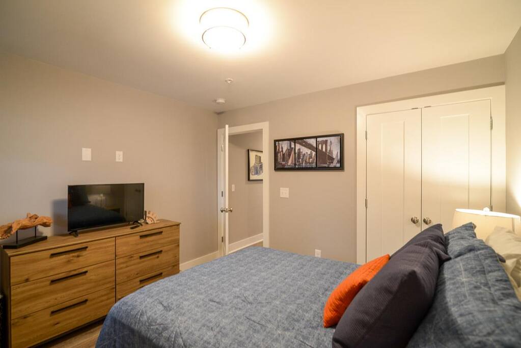 Plenty of closet space.