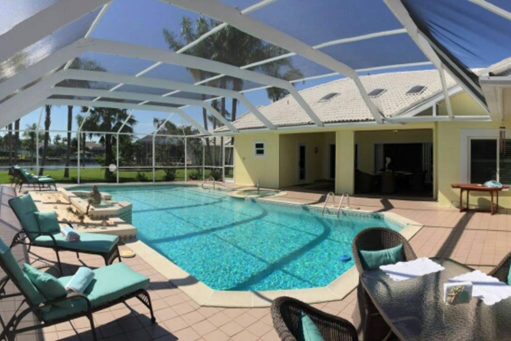 Pool Area with BBQ