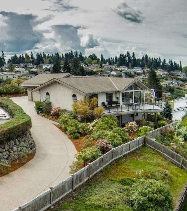 Our place perched over the Puget Sound.