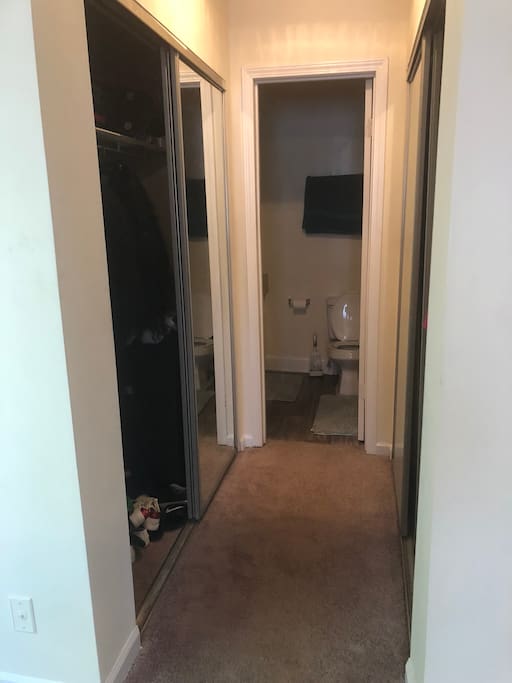 Masters bedroom hallway