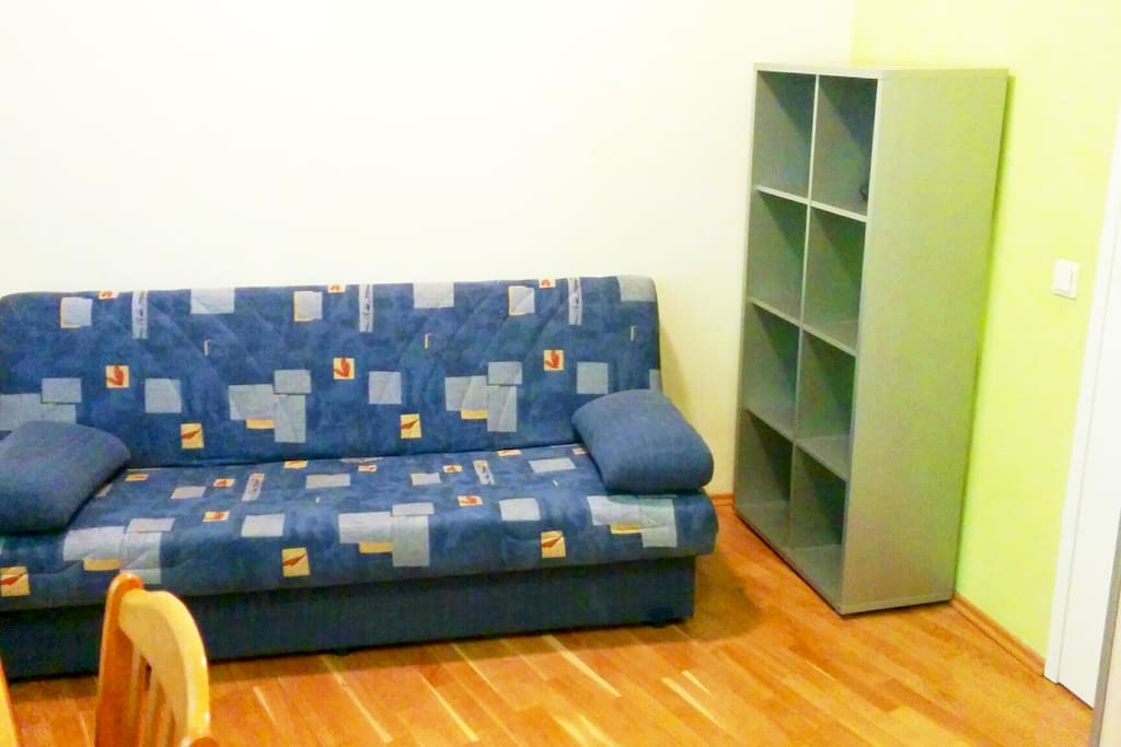 Sofa and shelf