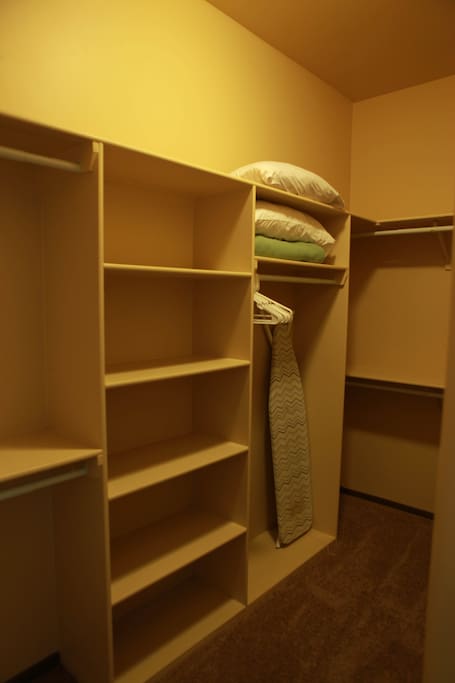 Huge master closet