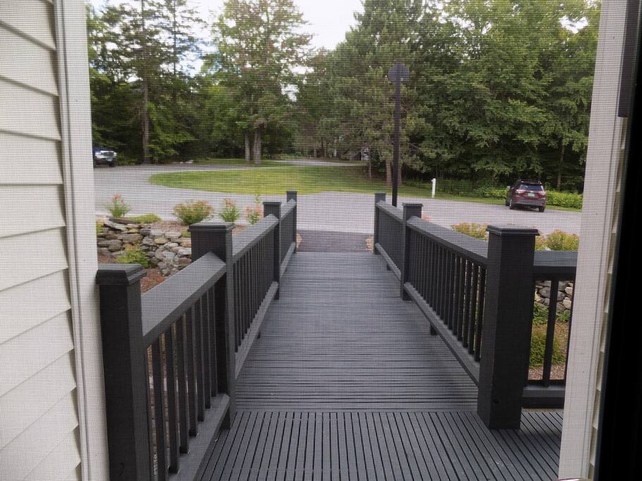 Adjacent parking area