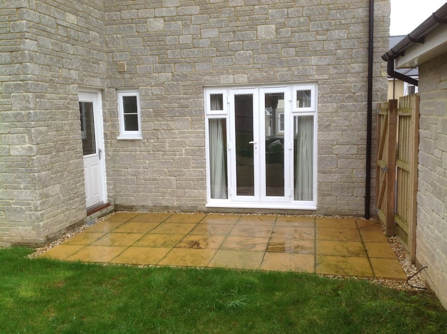 Patio for outdoor dining