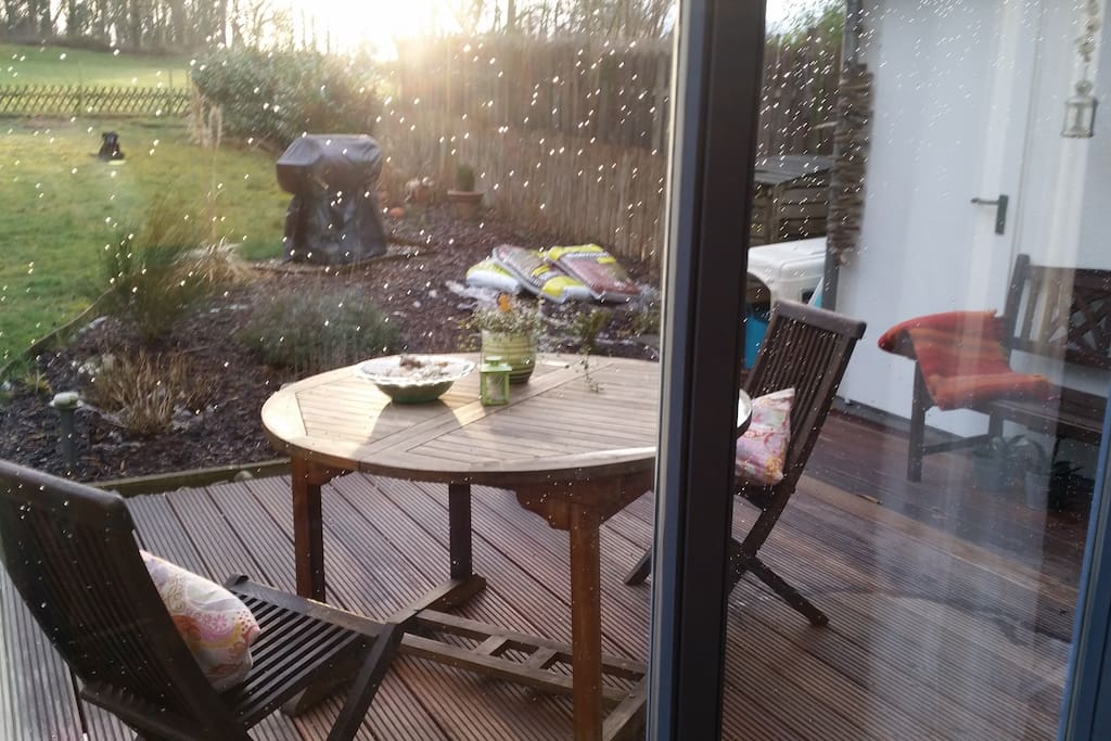 Sicht auf den Garten