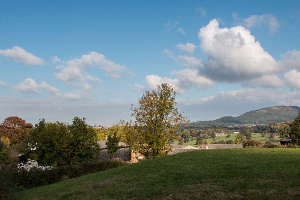 Far reaching views to all sides of the property