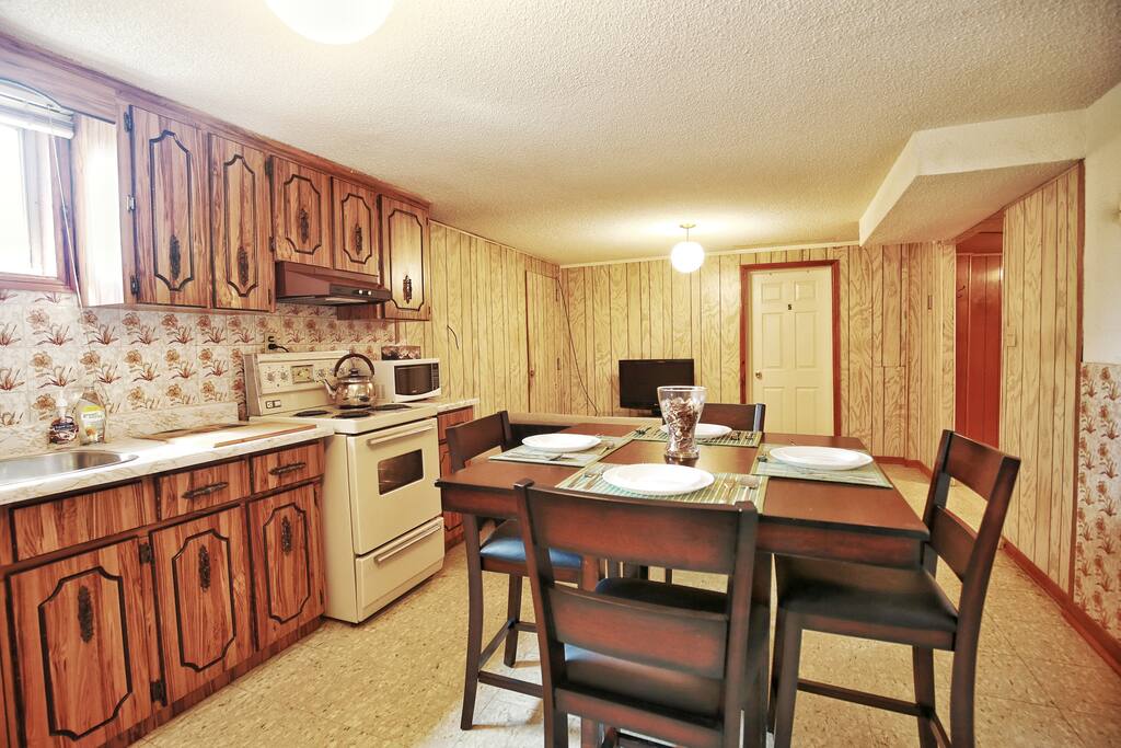 Dining and Kitchen Area
