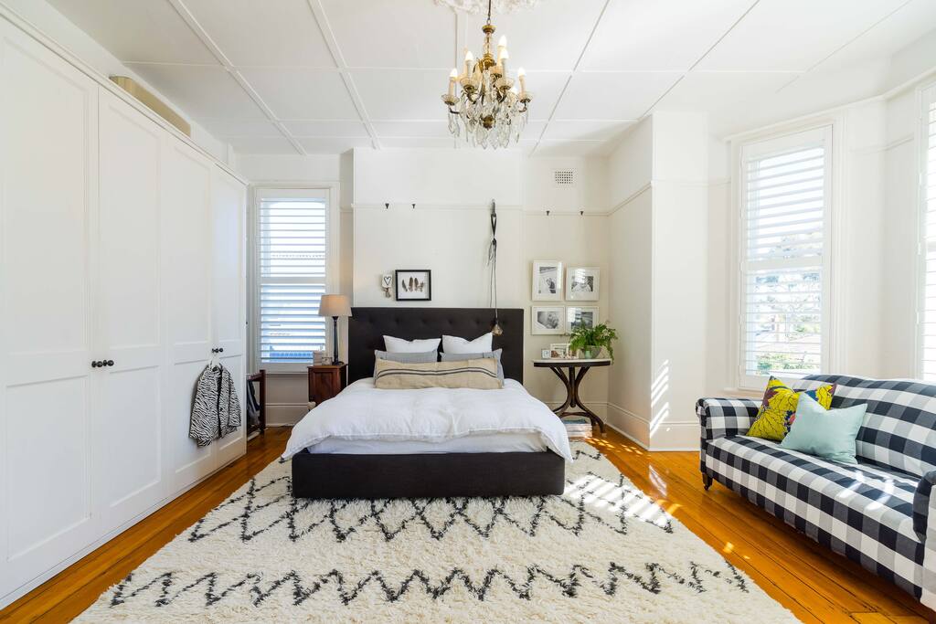 master bedroom and built in wardrobe