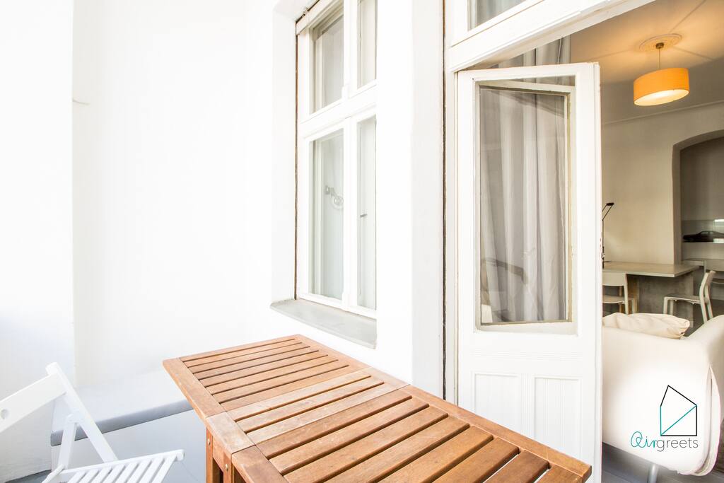 Spend some precious moments sitting on the loggia.