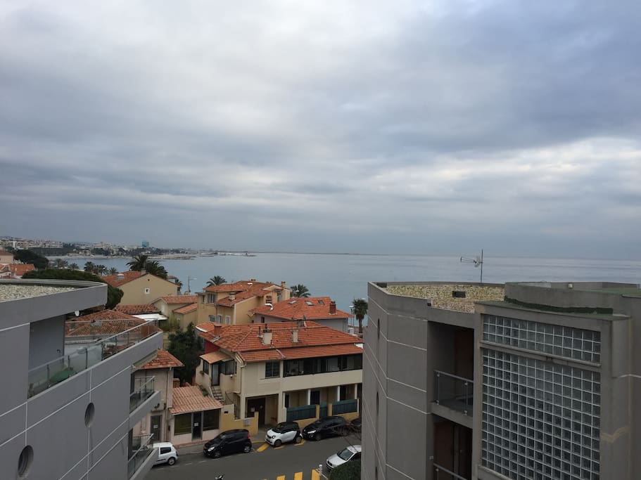 vue du toit aménagé