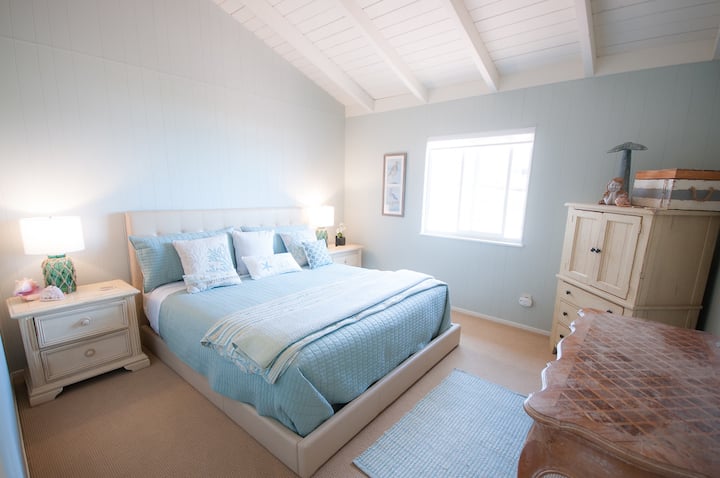 We have one of the few airbnbs with a spacious California King bed!
