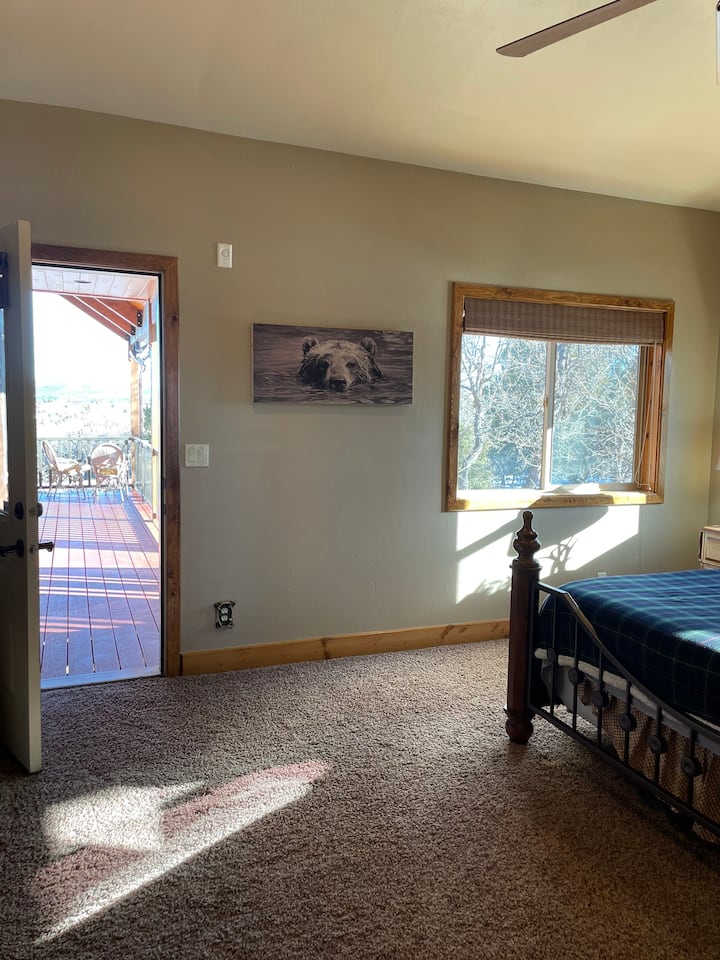 Მთავარი საძინებლის კარი პატიოში