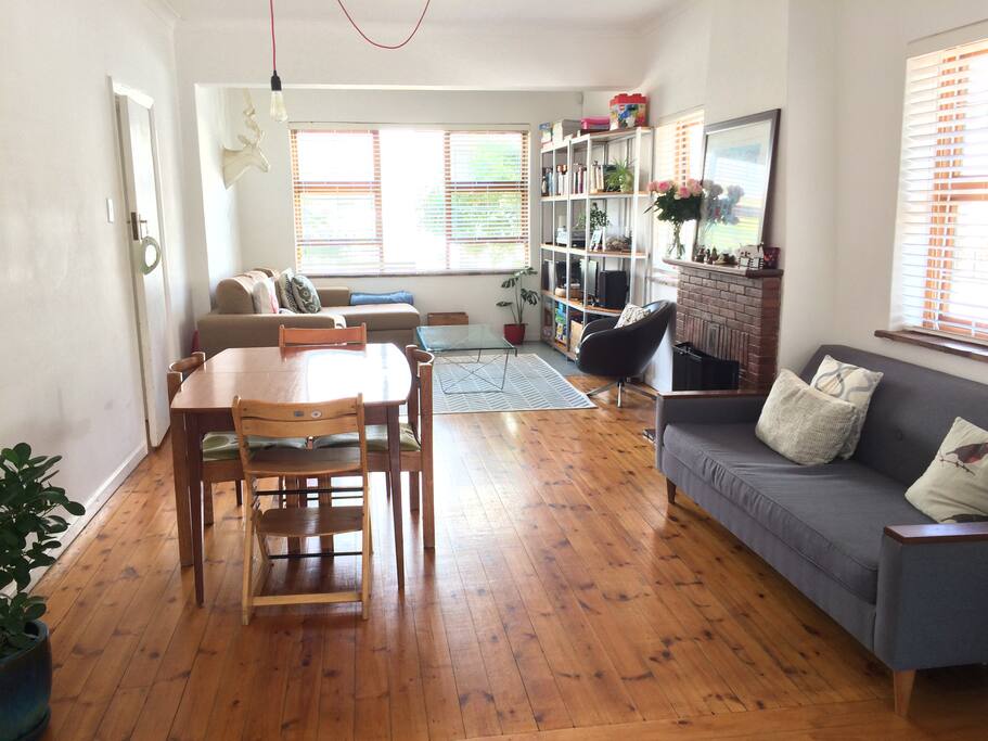 Open plan living area