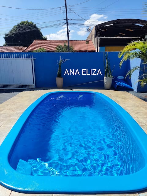 House, pool, barbecue area, parking