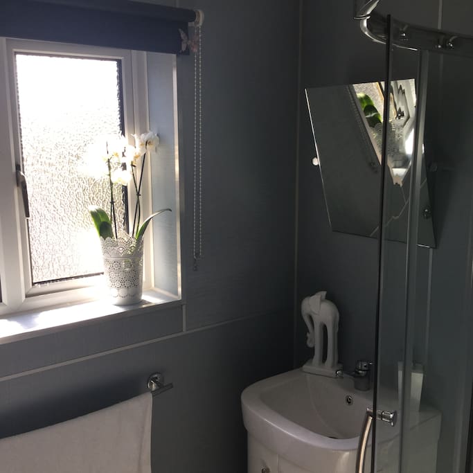 Shared Bathroom with large walk in shower