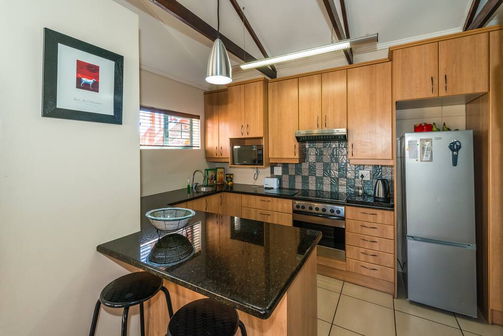 Deluxe Apartment:
Fully equipped kitchen