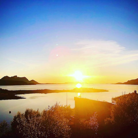 Enjoy the midnight sun in amazing surroundings