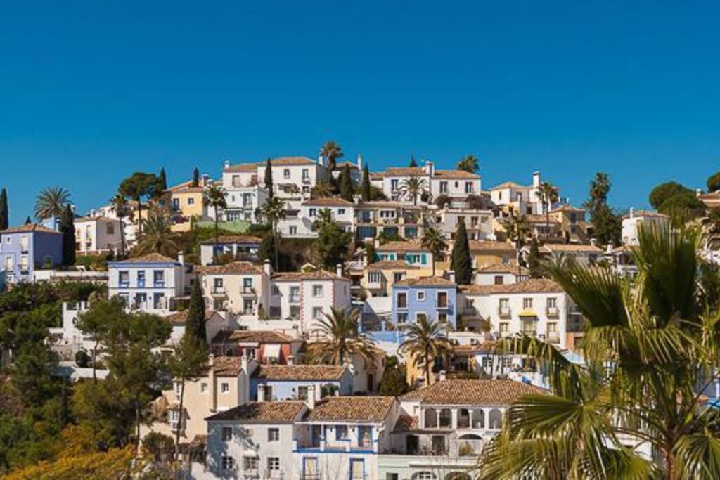 The beautiful village La Heredia