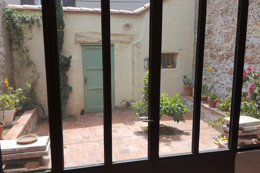 le patio de la salle a manger
