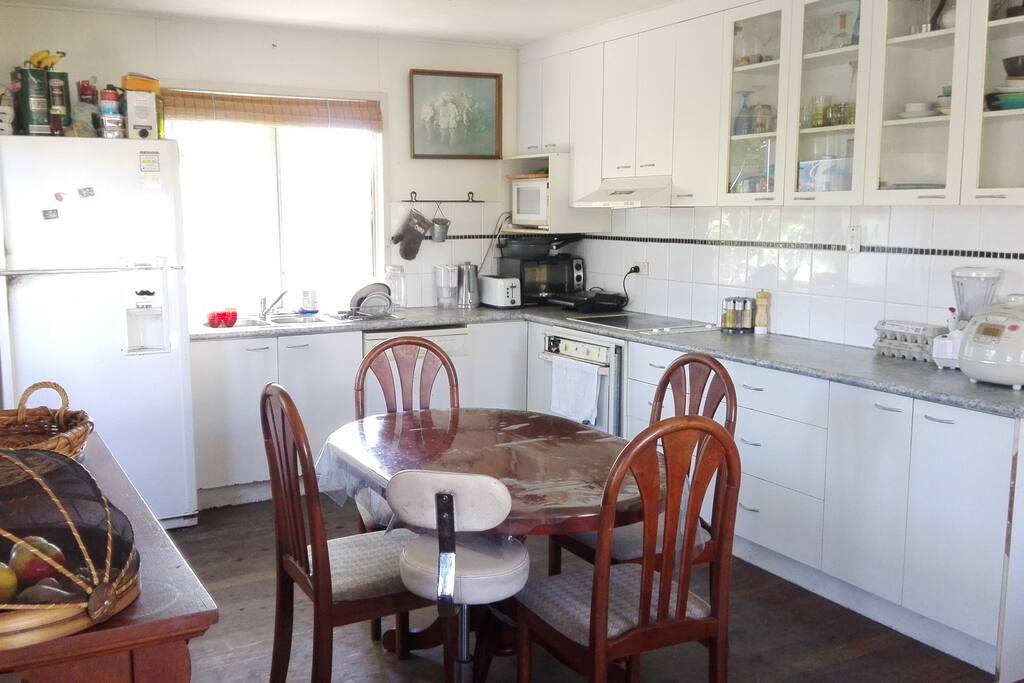 You are more than welcome to use the kitchen, fridge and the accessories.