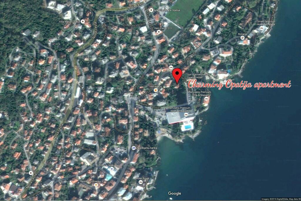 Apartment situated 100 meters from the sea