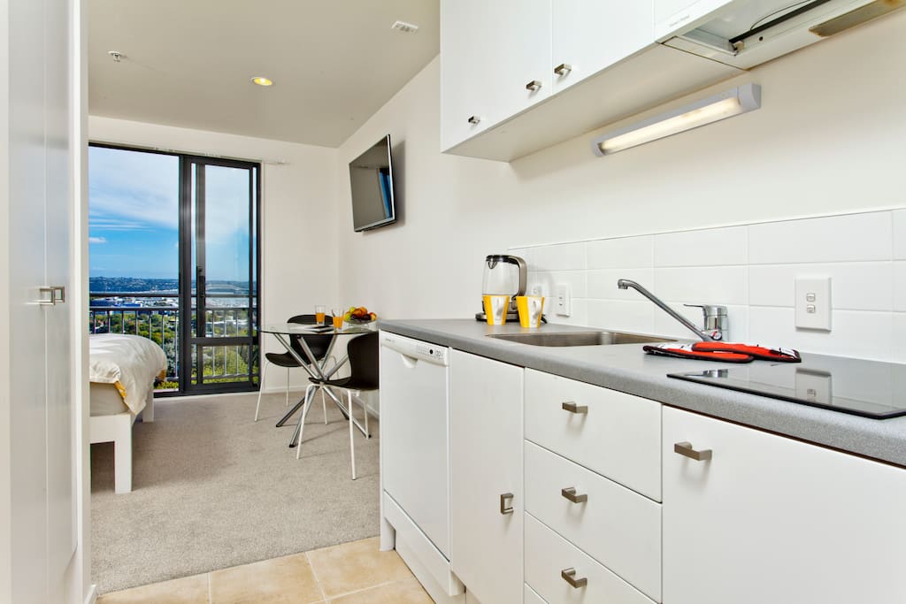 Well equipped kitchen.