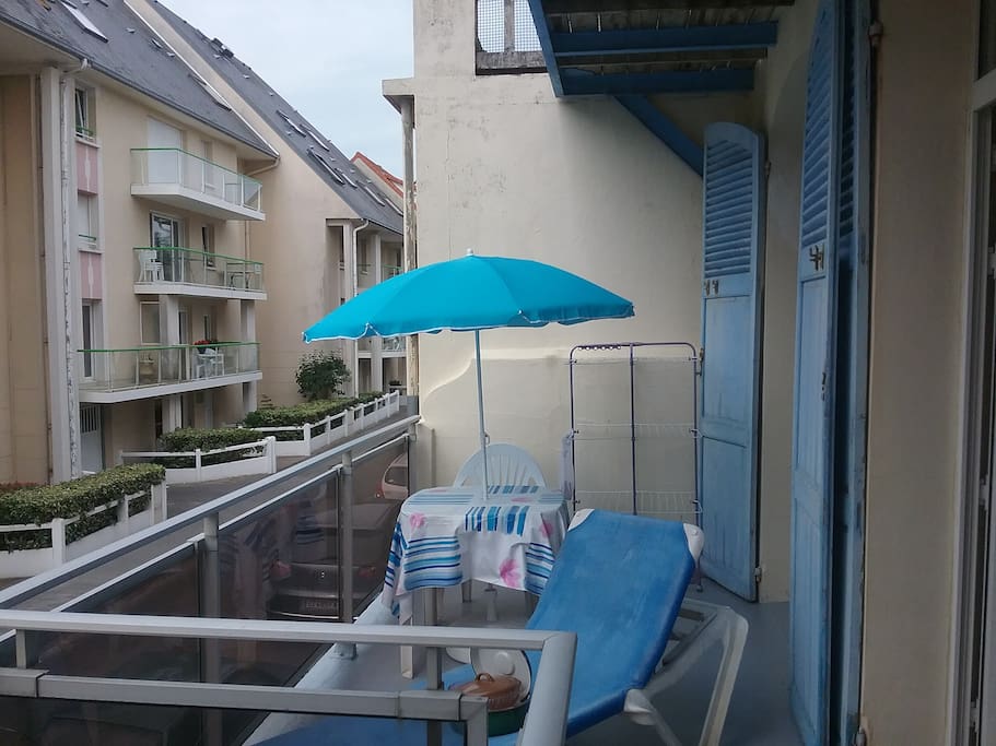Terrasse du studio du premier étage