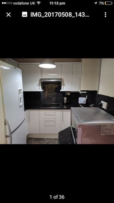 Kitchen off the living area