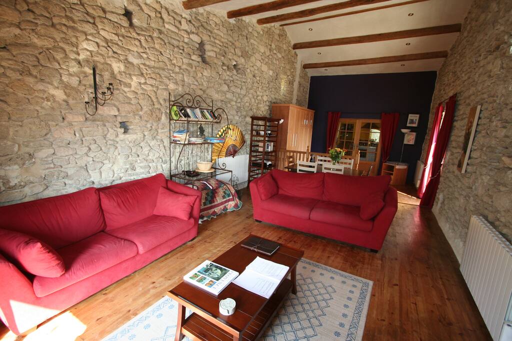 Truffle Gite lounge area