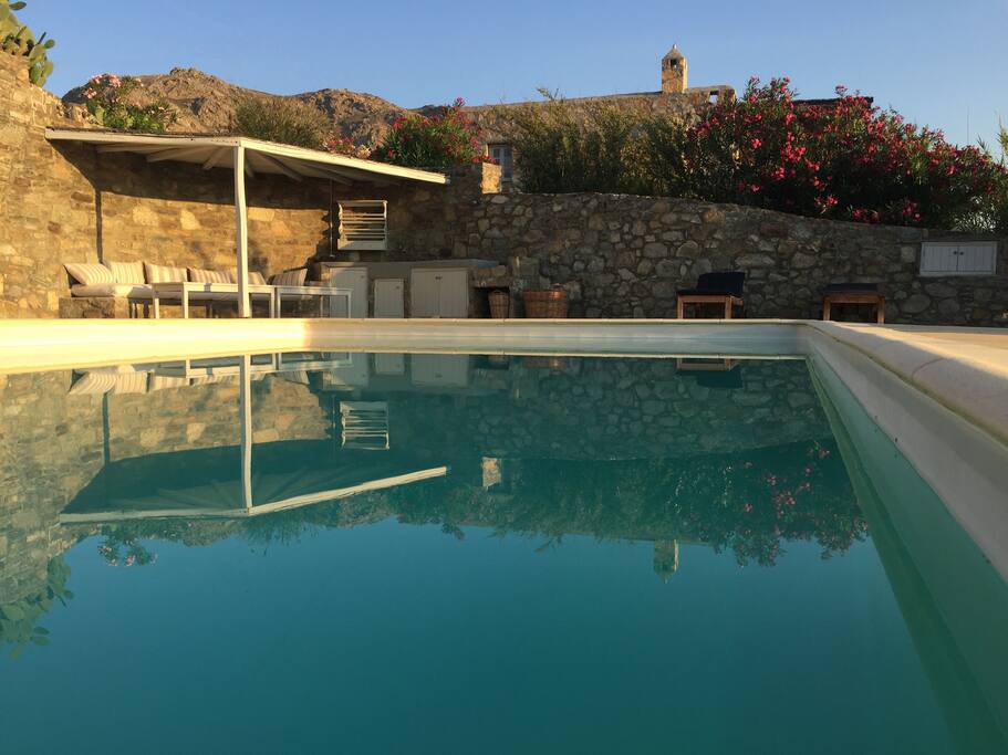 The swimming pool area