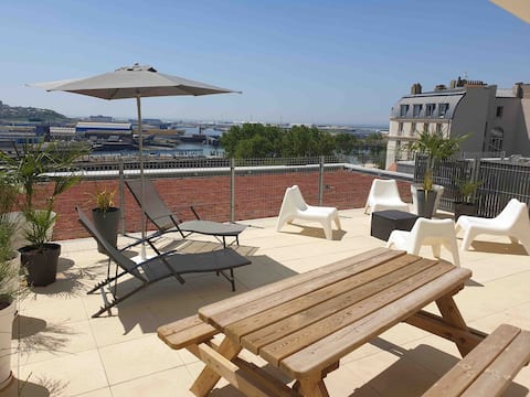 Appartement avec terrasse aux portes de Nausicàa