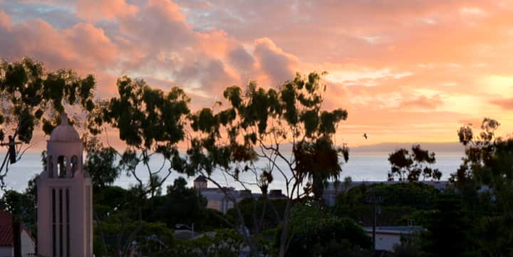 Espectacular Vista De La Ciudad Y Del Océano Inicio + Pasos Para Restaurantes / Tiendas / Playa - Laguna Beach, CA