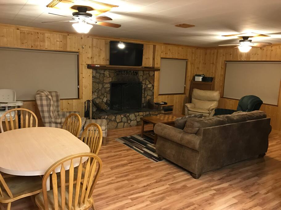 Living Room and Fireplace