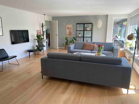 Large family villa close to forest, city and bay.