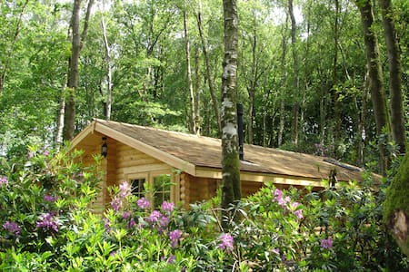 Woodpecker Lodge - Log Cabin with Private Hot Tub