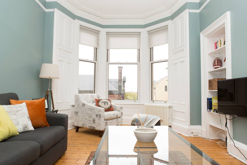 Large bay windows make you feel at home