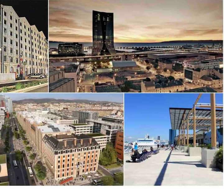 T2 République Vieux-port, Joliette, Balcon.. - Marsella