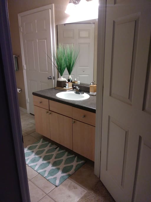 Guest Quarters- Bath with Walk in Closet