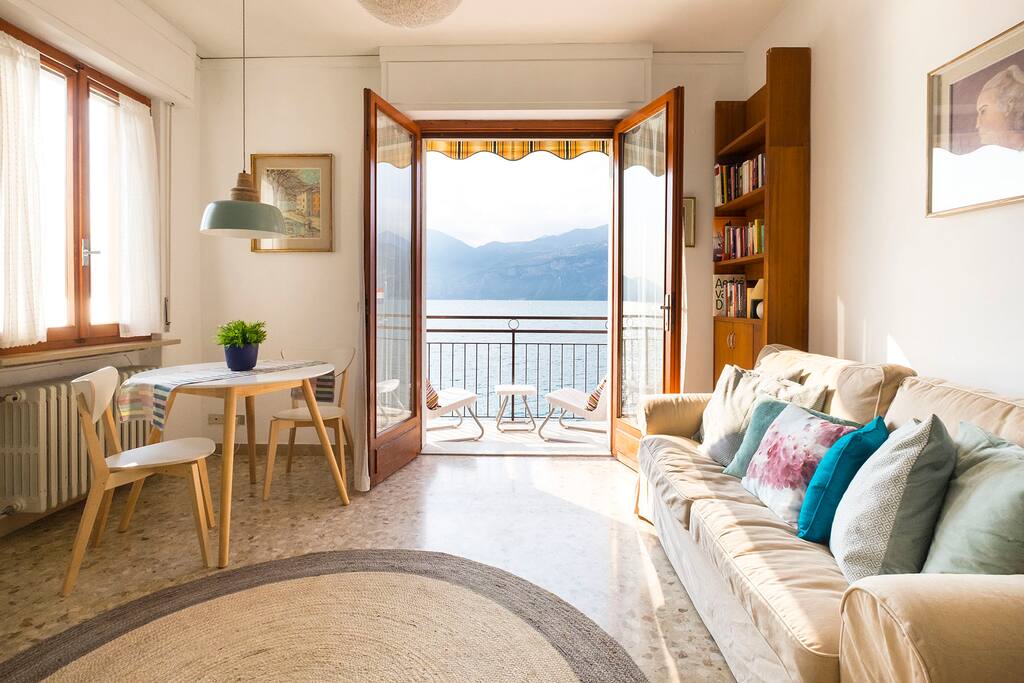 Main room with balcony