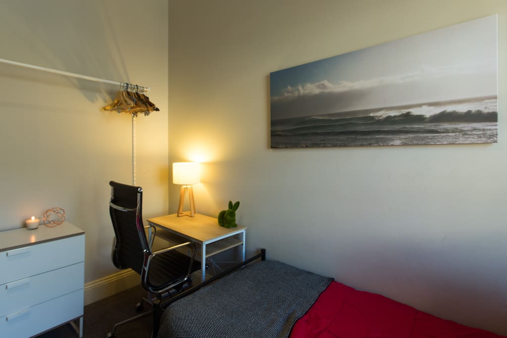Desk in bedroom