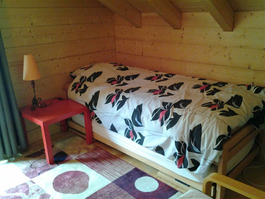 chambre 2 lits 1 place