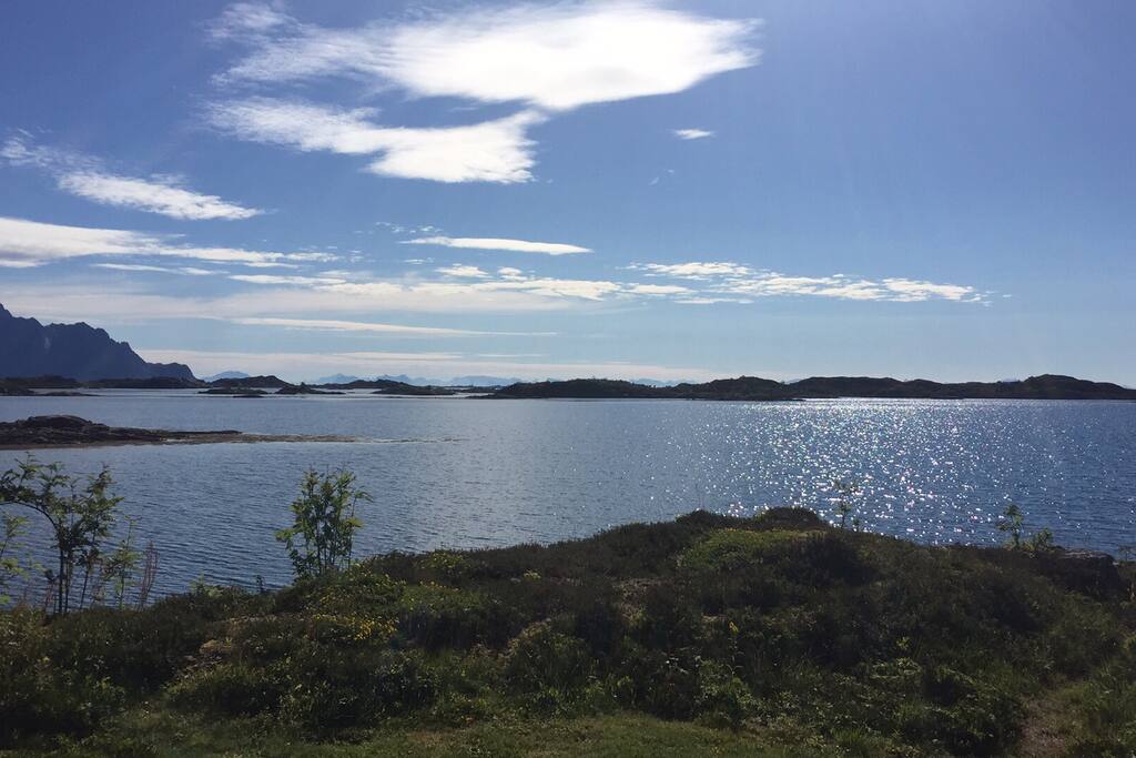 The view on a summer day