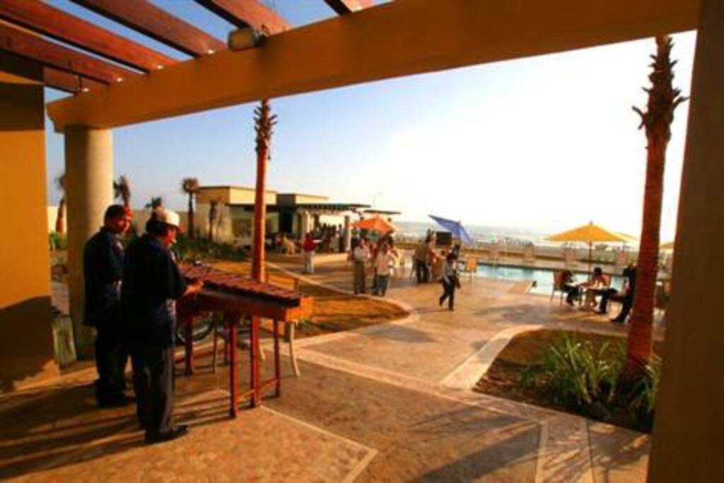 Pool area