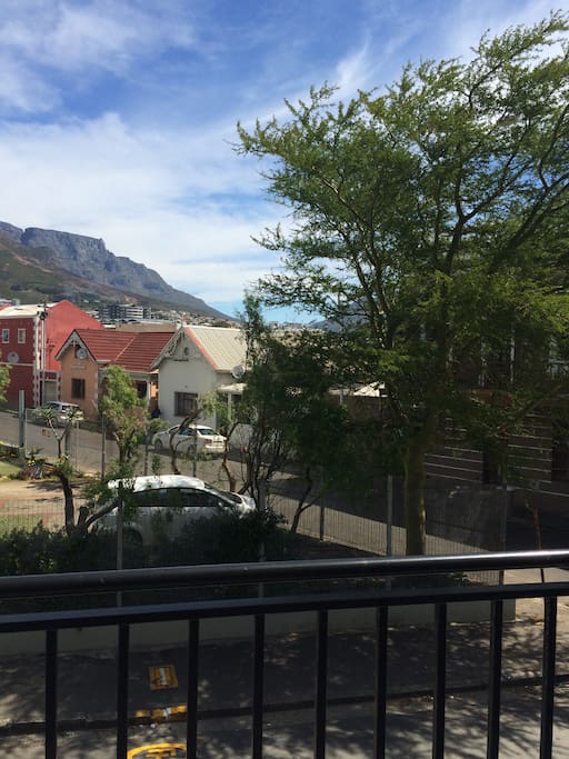 View of Table Mountain from the front balcony