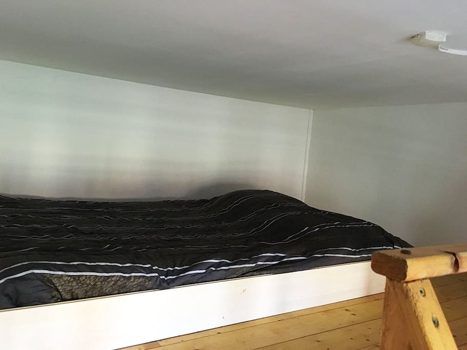 Bed on the mezzanine