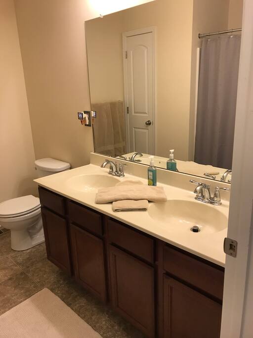 Fresh and clean bathroom